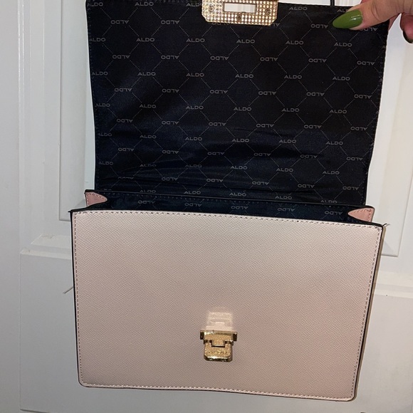 Aldo Black & Pink Purse - Picture 4 of 5